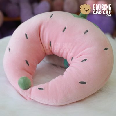 Gối chữ U Dâu Tây