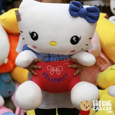 Gấu Bông Kitty lông nỉ Hello Kitty