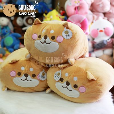 Gối ôm Chó Bông Shiba nằm