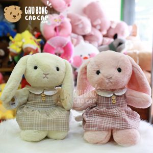 Thỏ Bông mặc đầm Caro