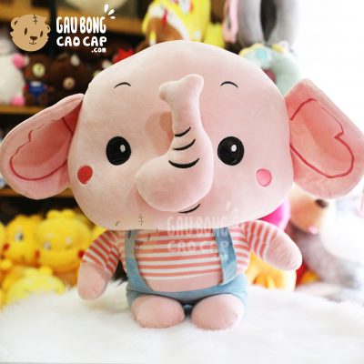 Voi Hồng Đứng Mặc Yếm Áo Sọc