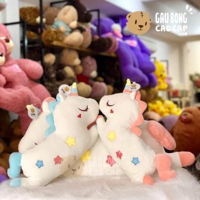 Gấu Bông Unicorn nằm mình Sao