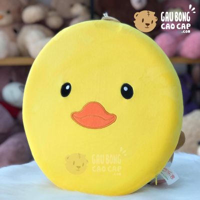 Gối tự lưng/lót mông Vịt Vàng hình tròn