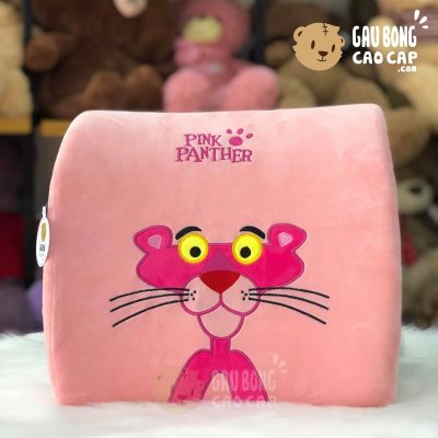 Gối tự lưng/lót mông Báo Hồng hình vuông