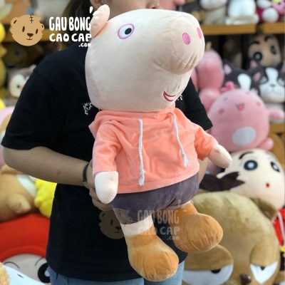 Heo Bông mặc áo Hoodie