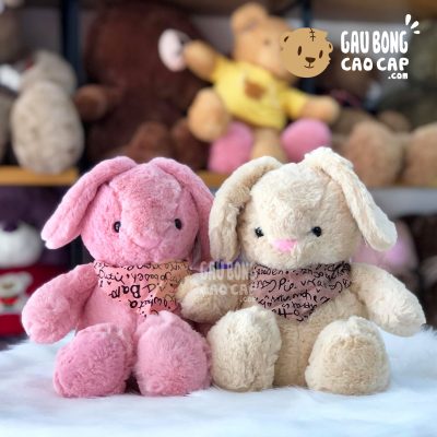 Thỏ Bông lông tơ mũi Hồng