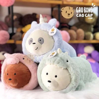 Gấu Bông We Bare Bear nằm Cosplay