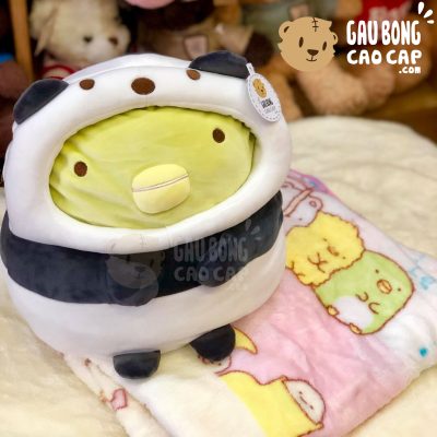 Gối mền 2in1 thú Sumikko Penguin cosplay Panda