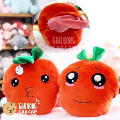 Gối mền 2in1 Ca Rốt Bông mặt biểu cảm