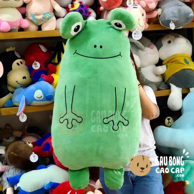 Gối ôm dài Ếch bông đứng