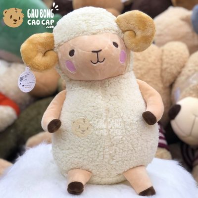 Cừu Bông má hồng - Màu Trắng