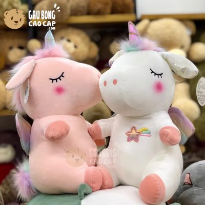 Gấu Bông Unicorn tai cử động