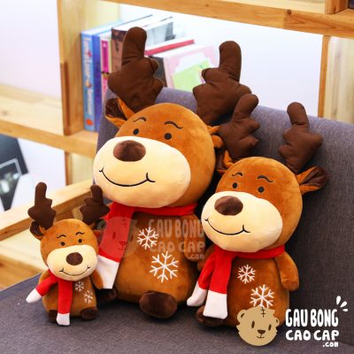 Gấu bông Tuần Lộc Noel
