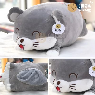 Gối mền Chuột Bông nằm miệng cười