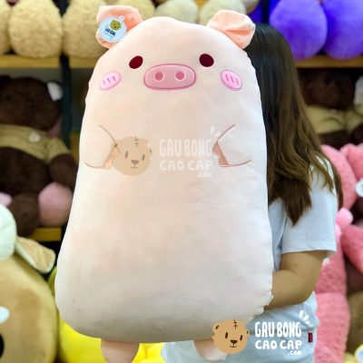 Heo Bông gối ôm tay thêu