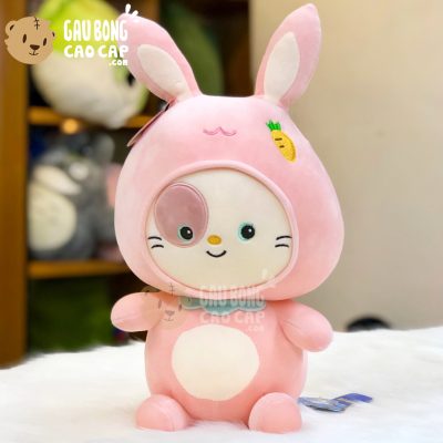 Mèo Bông cosplay Thỏ