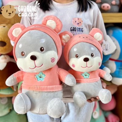 Chuột bông Ngồi Cosplay Chuột Hồng