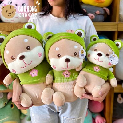 Chuột bông Ngồi Cosplay Ếch Xanh