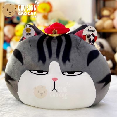 Mèo Bông Hoàng Thượng - Gối ôm Tròn