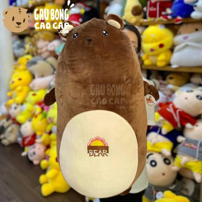 Gấu Bear lông mịn gối ôm dài