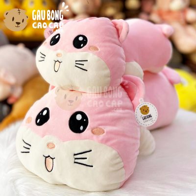 Mèo Bông Baby nằm Miệng Cười