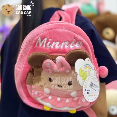 Balo Chuột Minnie vải nhung mịn