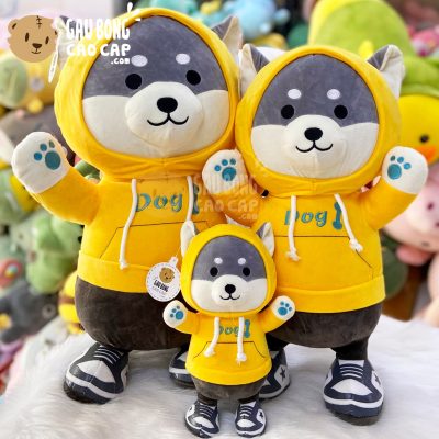 Chó Bông SHIBA mặc áo Hoodie