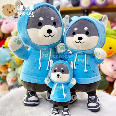 Chó Bông SHIBA mặc áo Hoodie