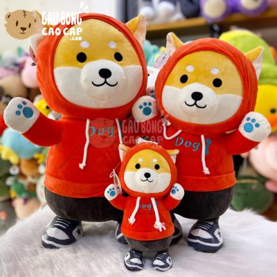 Chó Bông SHIBA mặc áo Hoodie
