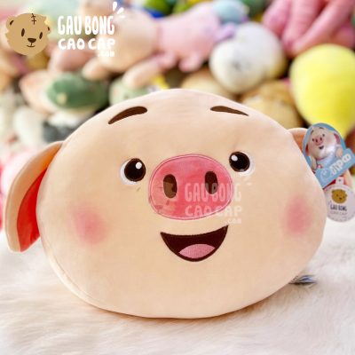 Gối ôm đầu to Heo Bông Tiktok