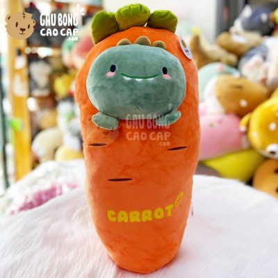 Gấu Bông Cà Rốt mặt khủng long