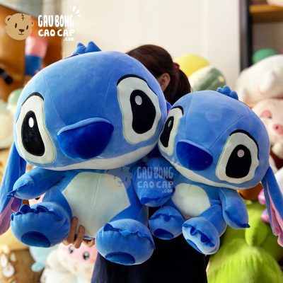 Gấu Bông Stitch xanh lông mịn