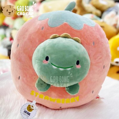 Gấu Bông trái dâu mặt Khủng Long