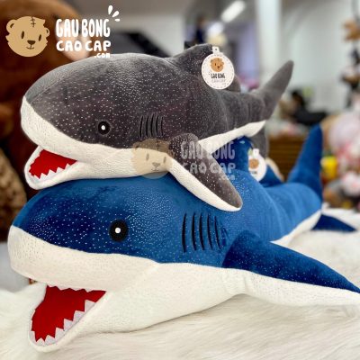 Gấu Bông Cá Mập lông mịn ánh kim