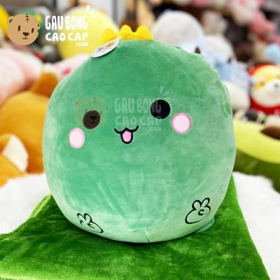 Gối mền gấu bông Khủng Long baby mặt tròn