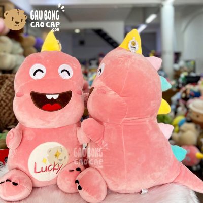 Gấu Bông Khủng Long lucky cười tươi