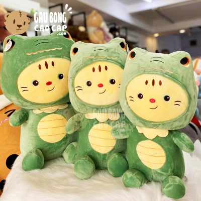 Mèo Bông cosplay Khủng Long