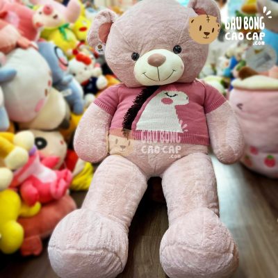 Gấu Teddy Smooth mặc áo len Thêu Unicorn
