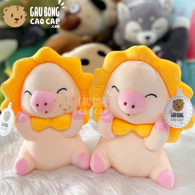 Heo Bông cosplay hoa hướng dương nhí