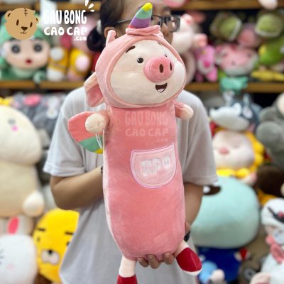 Heo Bông Tiktok cosplay Unicorn gối ôm dài