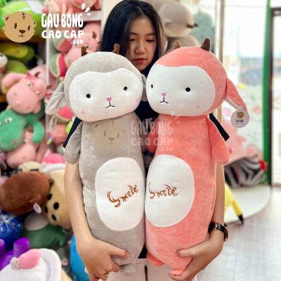 Cừu Bông Smile gối ôm dài