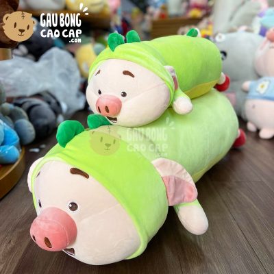 Heo Bông Tiktok nằm cosplay Khủng Long