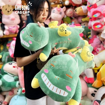 Khủng Long Bông nằm Nhe Răng Cánh Tim