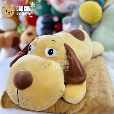 Gối mền Chó Bông tai dài mắt To