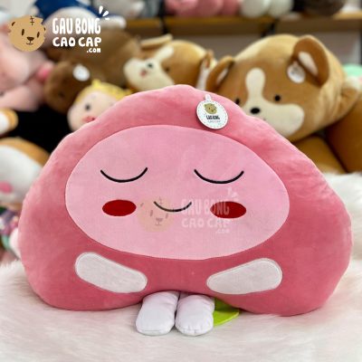 Gối ôm trái Đào Hồng mặt biểu cảm