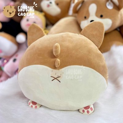 Gối ôm tròn mông chó Corgi