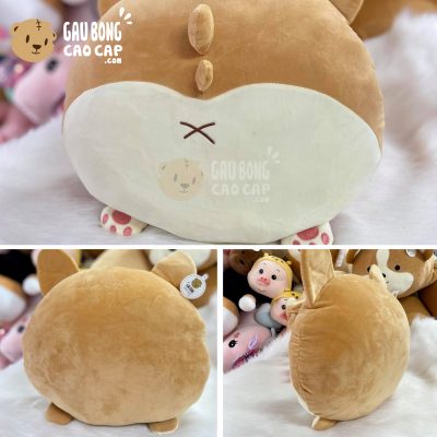 Gối ôm tròn mông chó Corgi