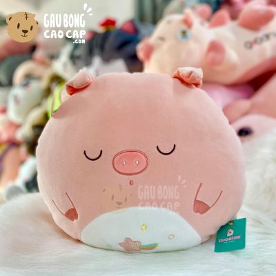 Gối ôm tròn Heo Hồng