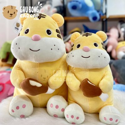 Hổ Bông Ngồi Cầm Đùi Gà