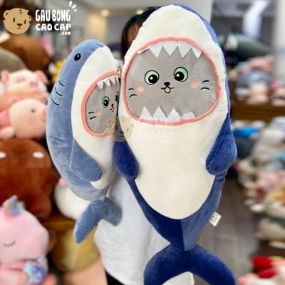 Cá Mập bông baby mặt Mèo